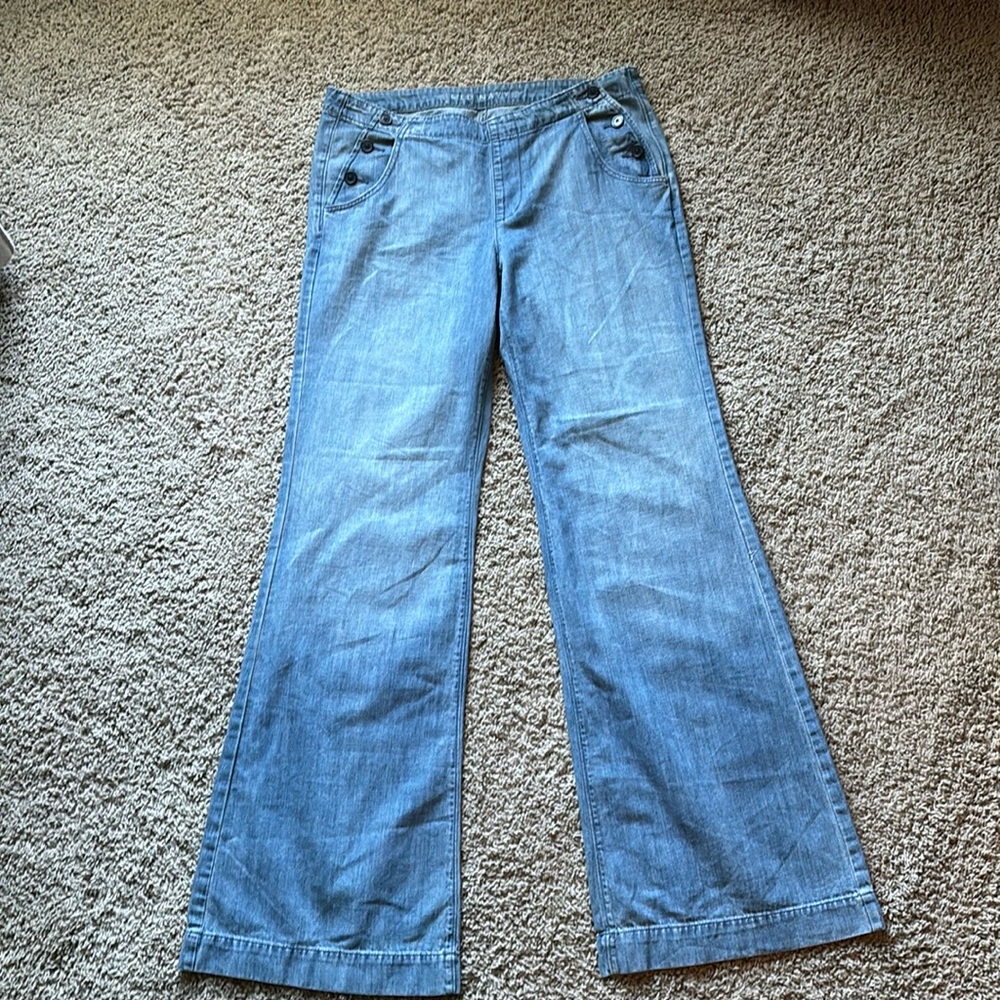 Wide leg trouser jeans